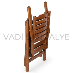 Walley Katlanır  Ahşap Sandalye