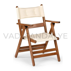 Machu Minderli Katlanır Ahşap Sandalye