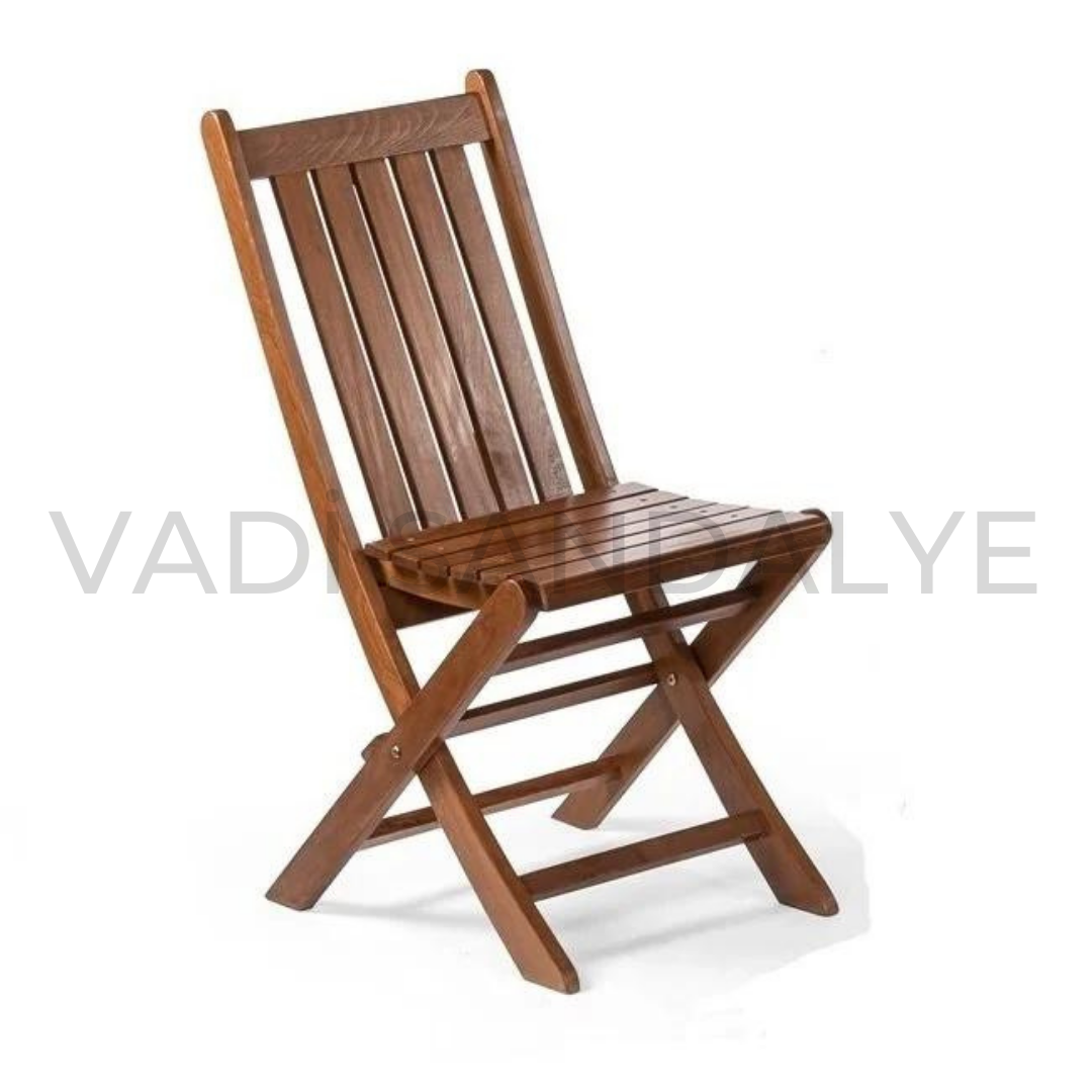 Zima Katlanır Ahşap Sandalye