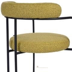 Dino Siyah Metal Sandalye