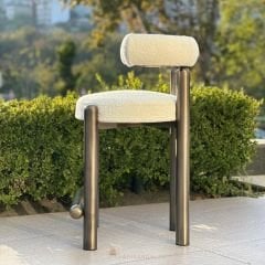 Luka Metal Bar Sandalye