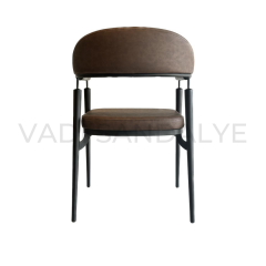 Mustang Siyah Metal Sandalye