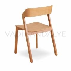 Loris Ahşap Cafe Sandalyesi