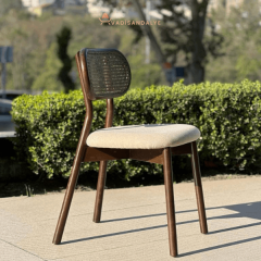 Glenrio Ceviz Ahşap Sandalye