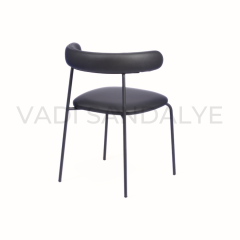 Art Siyah Metal Sandalye