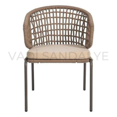 Galio Örgülü Metal Sandalye