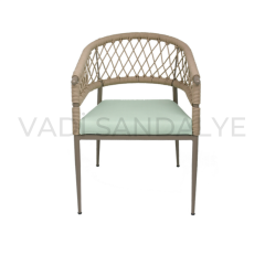 Horhunna İp Örgülü Metal Sandalye