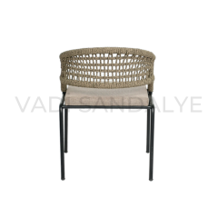 Marco İp Örgülü Metal Sandalye