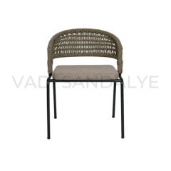 Marco İp Örgülü Metal Sandalye