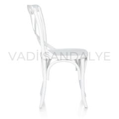 Capri Beyaz Cafe Sandalyesi