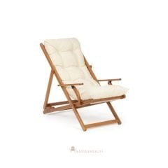 Seta Ahşap Katlanır Şezlong