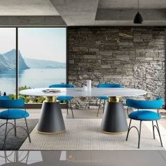 Melodica Mermer Yemek Masası