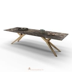 Merlon Mermer Yemek Masası