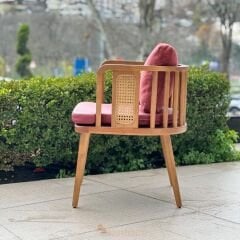 Tuga Hazeranlı Ceviz Restoran Sandalye