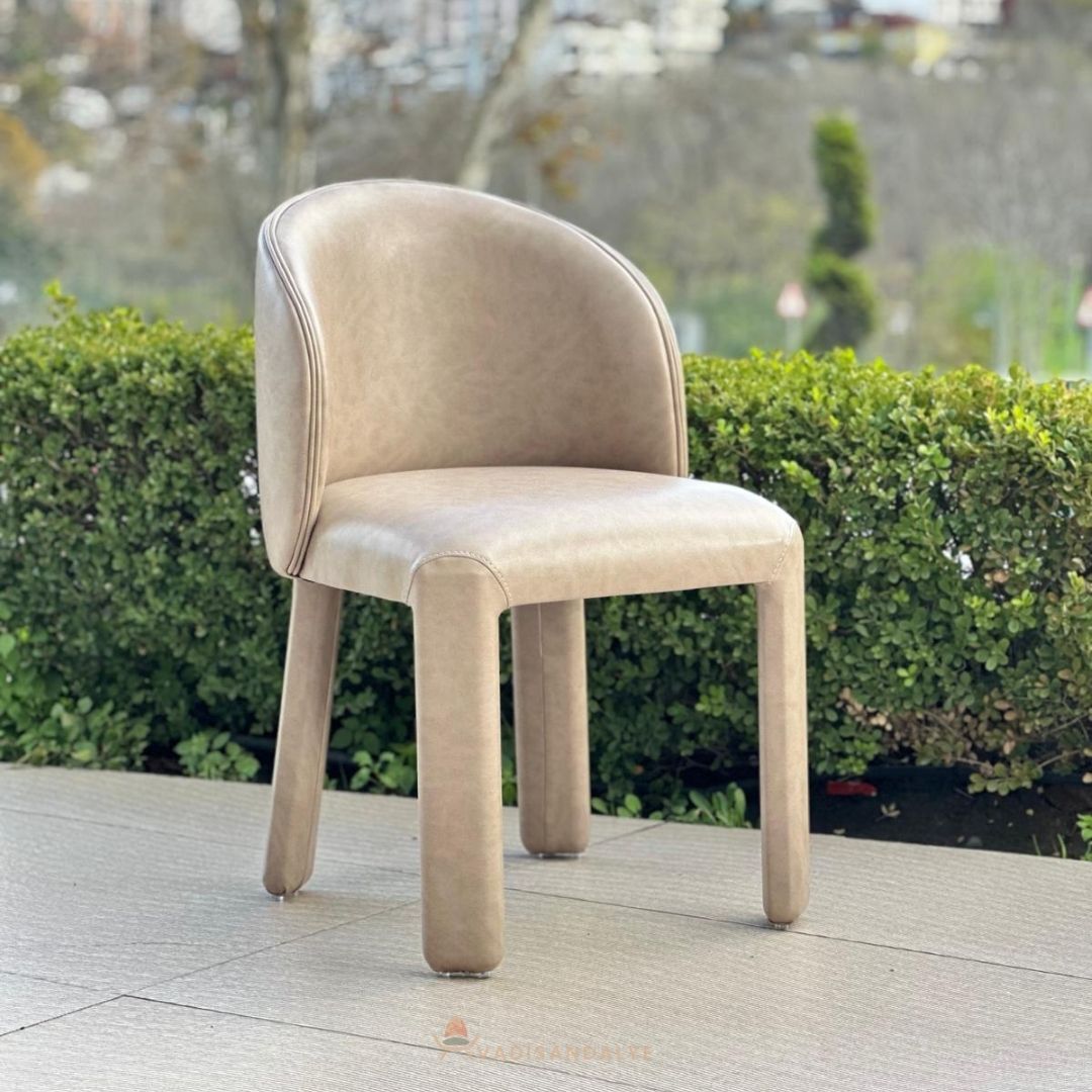 Corve Deri Yemek Sandalyesi