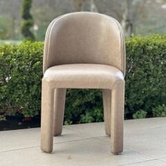 Corve Deri Yemek Sandalyesi