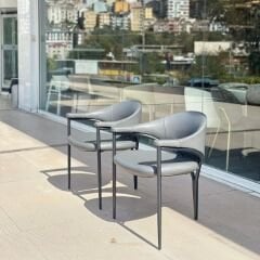 Isco Konik Deri Sandalye