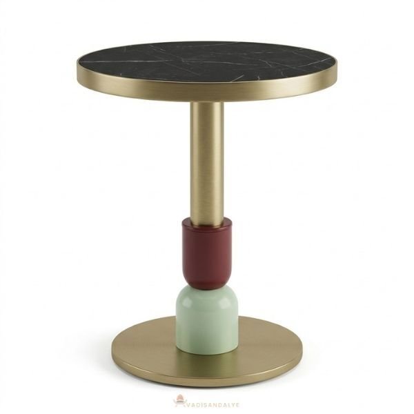 Anna Eskitme Detaylı Kafe Masası