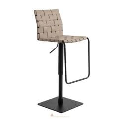 Hole Deri Siyah Bar Sandalyesi