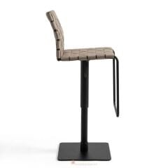 Hole Deri Siyah Bar Sandalyesi